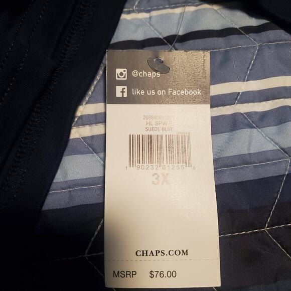 NEW Chaps Ralph Lauren Size 3X Top Fair Isle Sweater Cowl Neck Kangaroo Pouch - Picture 4 of 8